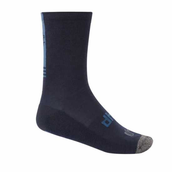 Dhb Deep Winter Merino Aeron Socks Морско синьо/синьо Мъжки чорапи