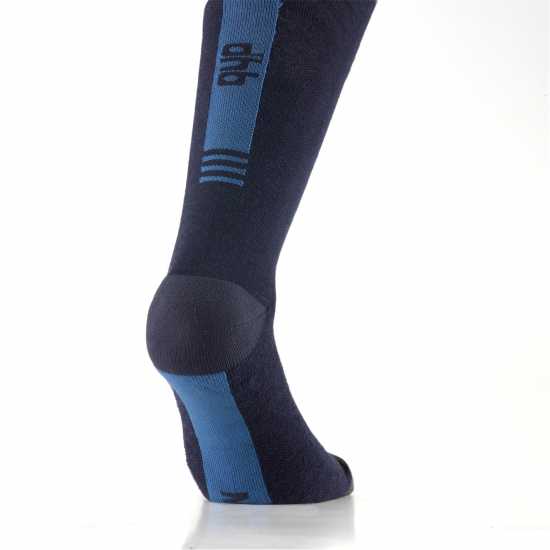 Dhb Deep Winter Merino Aeron Socks Морско синьо/синьо Мъжки чорапи