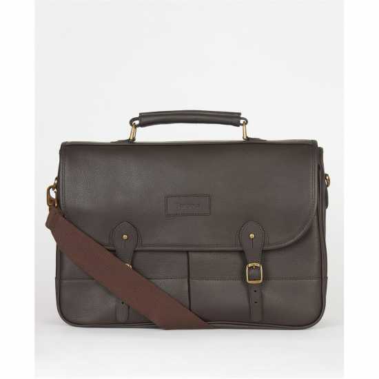 Barbour Leather Briefcase  