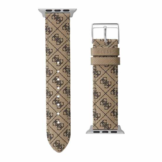 Guess Women's Apple Watch Strap Кафяво 