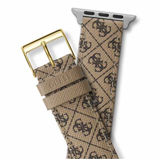 Guess Women's Apple Watch Strap Кафяво 