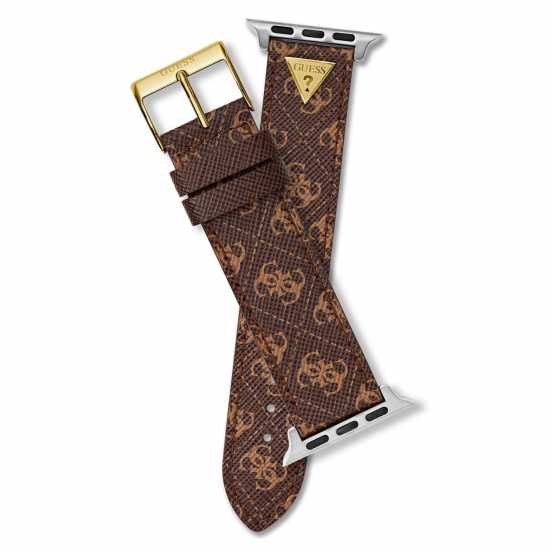 Guess Women's Apple Watch Strap Кафяво 