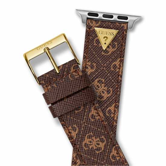 Guess Women's Apple Watch Strap Кафяво 
