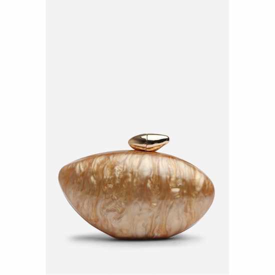 Wheres That From Acrylic Clutch Gold 