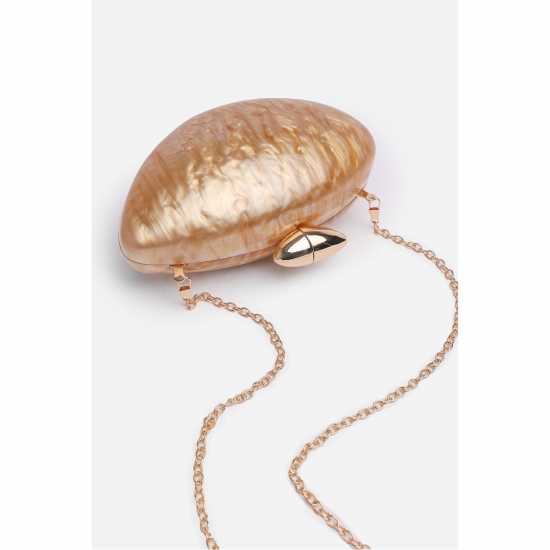 Wheres That From Acrylic Clutch Gold 