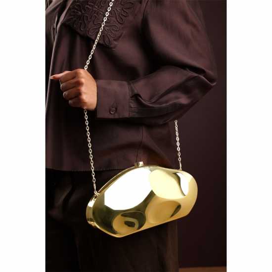 Wheres That From Evening Clutch Bag Gold Wheres That From Evening Clutch Bag Gold