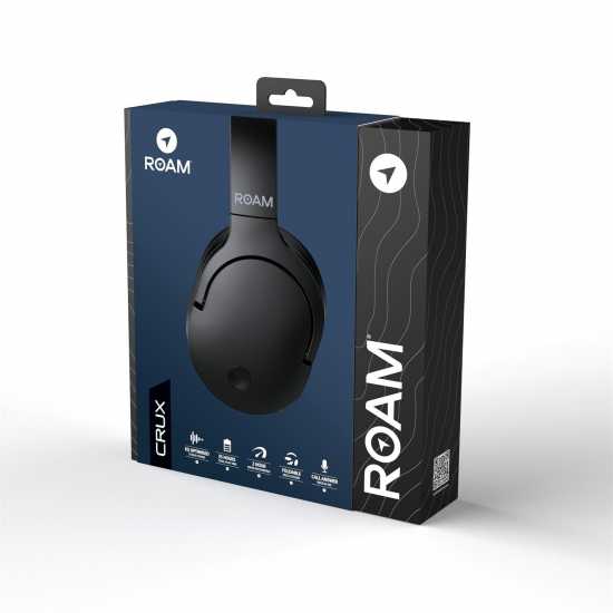 Roam Crux Wireless Headphones Black 