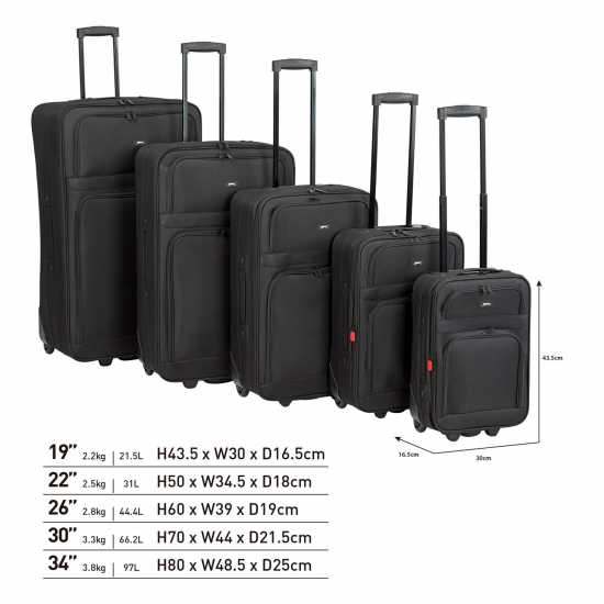 Slazenger Куфар С Колелца Trolley Suitcase 30in/76cm Куфари и багаж
