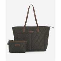 Barbour Quilted Tote Bag  