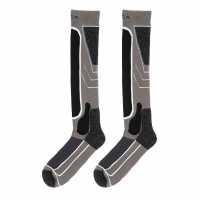 Nevica Meribel 2 Pack Ski Sock Mens Тъмно сиво Мъжки чорапи