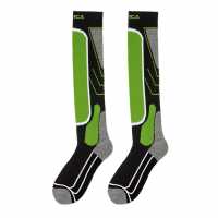 Nevica Meribel 2 Pack Ski Sock Mens Лайм зелено 