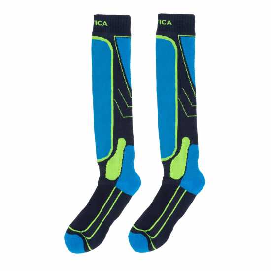 Nevica Meribel 2 Pack Ski Sock Mens Navy Мъжки чорапи