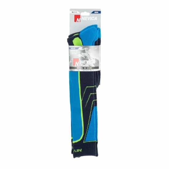 Nevica Meribel 2 Pack Ski Sock Mens Navy Мъжки чорапи