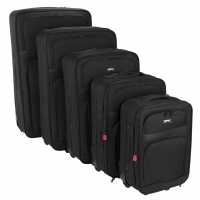 Slazenger Комплект Куфари Trolley Suitcase Set Black Куфари и багаж