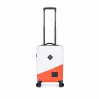 Herschel Supply Co Trade Power Carry-On Black Spinner Case White/Orange Куфари и багаж
