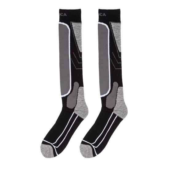Nevica Meribel 2 Pack Ski Sock Womens Черно Дамски чорапи