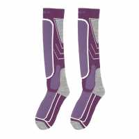 Nevica Meribel 2 Pack Ski Sock Womens Лилаво 