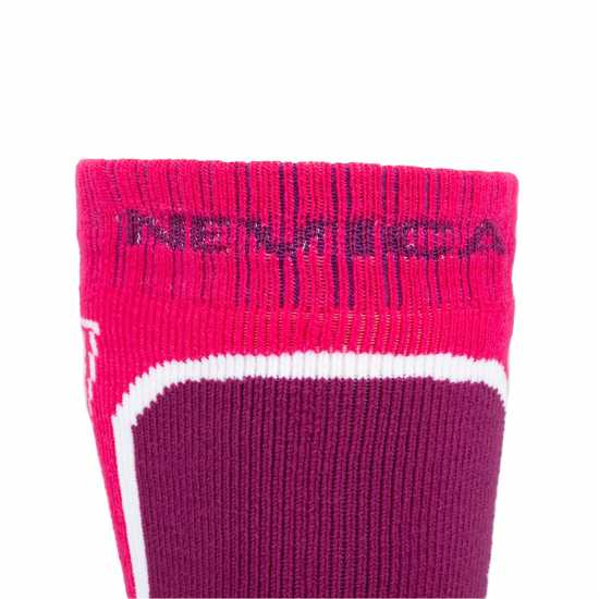 Дамски чорапи Nevica Meribel 2 Pack Ski Sock Womens Тъмно лилаво Nevica Meribel 2 Pack Ski Sock Womens Тъмно лилаво Дамски чорапи