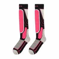 Nevica Meribel 2 Pack Ski Sock Juniors  