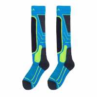 Nevica Meribel 2 Pack Ski Sock Juniors Синьо 
