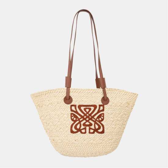 Дамски чанти Biba Плажна Чанта Straw Beach Bag Tan Biba Плажна Чанта Straw Beach Bag Tan Дамски чанти