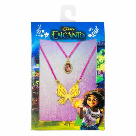 Disney Encanto Pink And Yellow Mirabel And Butterfly Double Layered Necklace  Подаръци и играчки