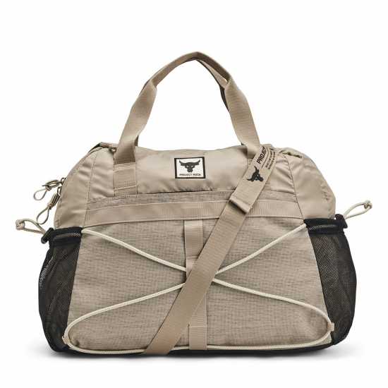 Under Armour Project Rock Gym Bag Sm Кафяво Дамски чанти