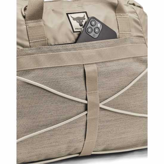 Under Armour Project Rock Gym Bag Sm Кафяво Дамски чанти