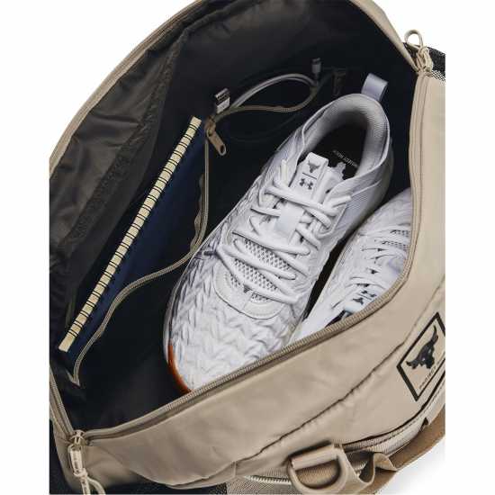 Under Armour Project Rock Gym Bag Sm Кафяво Дамски чанти