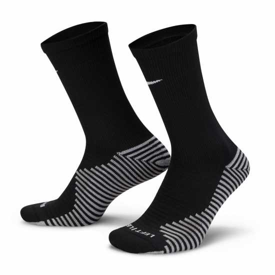 Nike Футболна Топка Strike Football Crew Socks Adults Черно/Бяло Мъжки чорапи