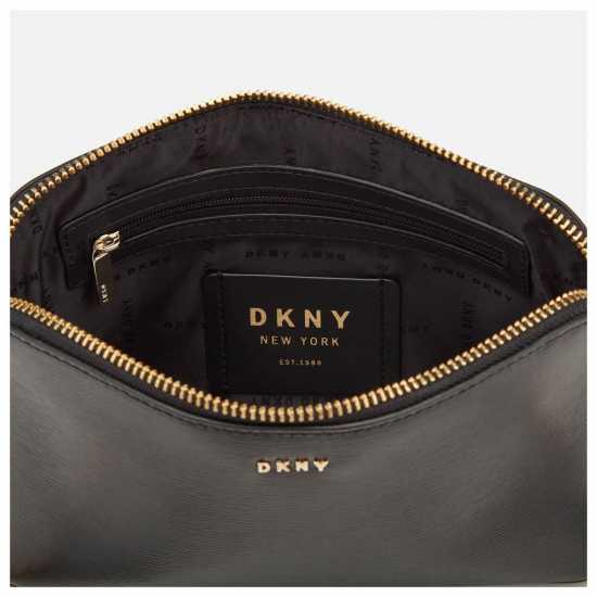 Dkny Bryant Dome Crossbody Bag Black/Gold BGD - 