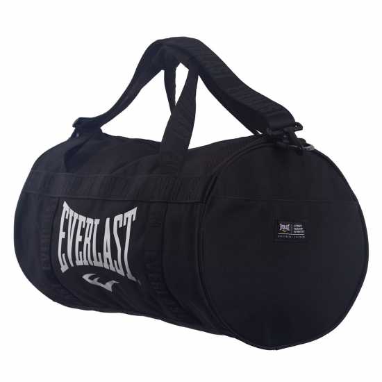 Everlast Цилиндрична Чанта Barrel Bag Черно/Бяло Дамски чанти