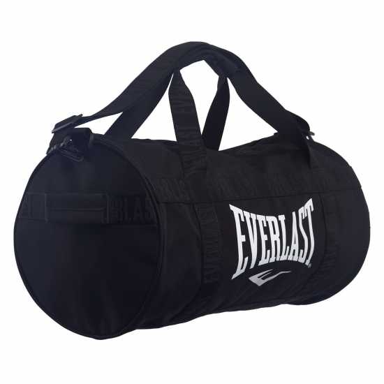Everlast Цилиндрична Чанта Barrel Bag Черно/Бяло Дамски чанти