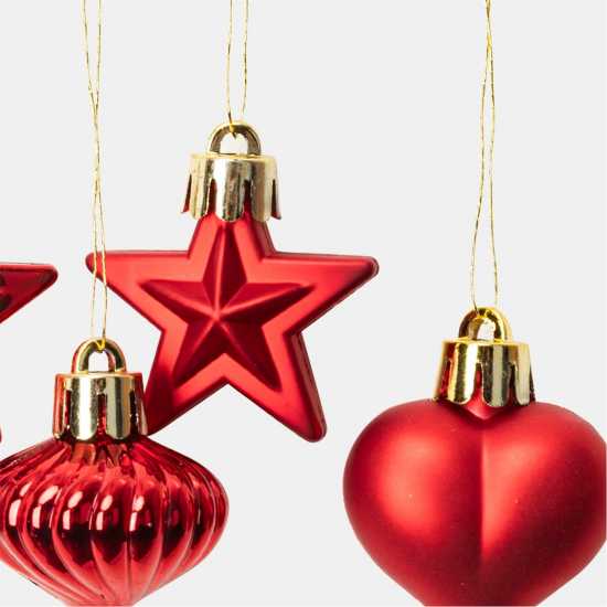 The Spirit Of Christmas 20Pc Baubles 54 Red One Size  Коледна украса