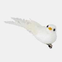 The Spirit Of Christmas 6Pk Tree Decs 54 White Birds One Size  