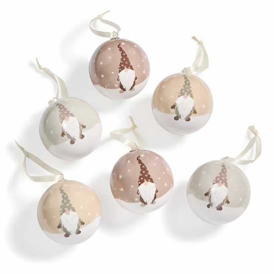 The Spirit Of Christmas 6Pk Tree Decorations 54 Gonk One Size  Коледна украса