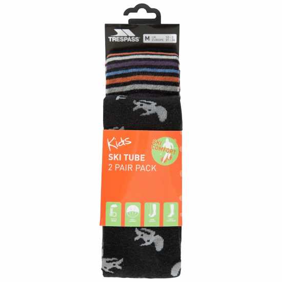 Trespass Kids' Replicate Tube Ski Socks Trespass Kids' Replicate Tube Ski Socks