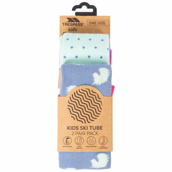 Trespass Kids' Replicate Tube Ski Socks  