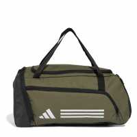 Дамски чанти Adidas Essentials 3-Stripes Duffel Bag Small Olive/White Adidas Essentials 3-Stripes Duffel Bag Small Olive/White Дамски чанти