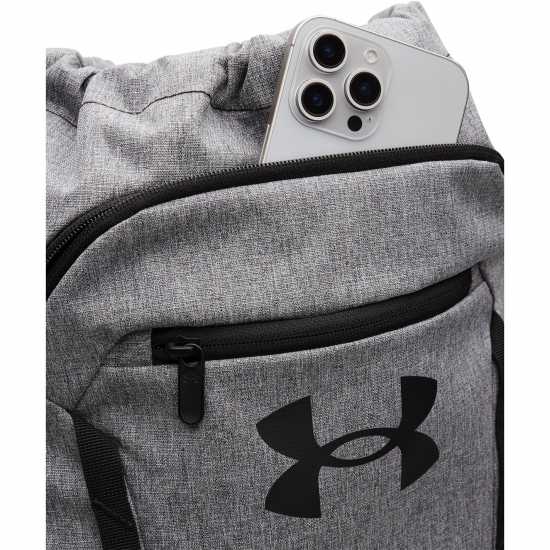 Under Armour Сак С Връв Adults Hustle Gym Drawstring Bag Castlerock Under Armour Сак С Връв Adults Hustle Gym Drawstring Bag Castlerock