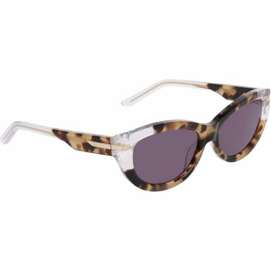 Nike Crescent Fawn Cat Eye Sunglasses KhakiTrt/Violet 