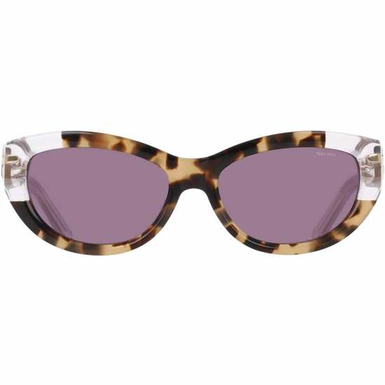 Nike Crescent Fawn Cat Eye Sunglasses KhakiTrt/Violet 