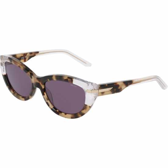 Nike Crescent Fawn Cat Eye Sunglasses KhakiTrt/Violet 
