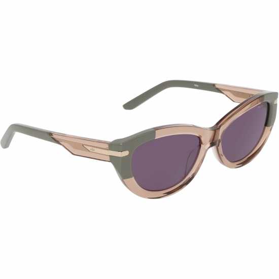 Nike Crescent Fawn Cat Eye Sunglasses Sand / Green 
