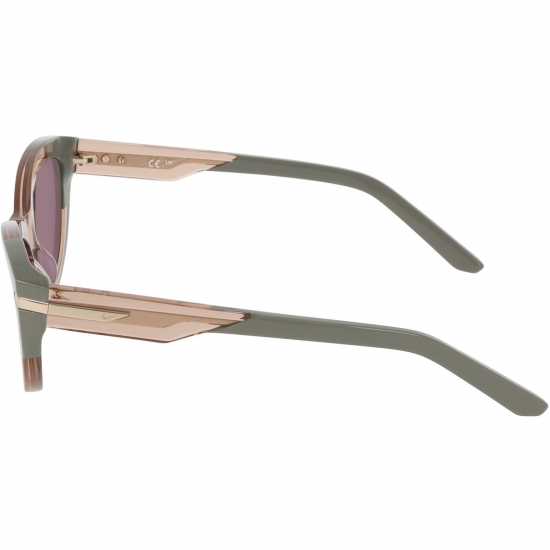 Nike Crescent Fawn Cat Eye Sunglasses Sand / Green 