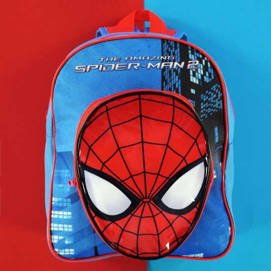 Character Pocket Rucksack Childrens Спайдърмен 