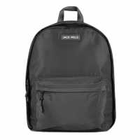 Jack Wills Core Nylon Backpack Black Ученически раници
