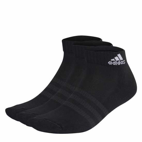 Детски чорапи Adidas Cushioned Sportswear Ankle Socks 3 Pair Juniors Черно Adidas Cushioned Sportswear Ankle Socks 3 Pair Juniors Черно Детски чорапи