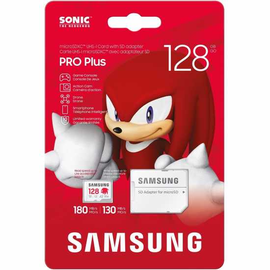 Samsung Sonic Pro+ Micro Sd Storage Card - 128Gb / 256Gb / 512Gb / 1Tb 128 гигабайта Samsung Sonic Pro+ Micro Sd Storage Card - 128Gb / 256Gb / 512Gb / 1Tb 128 гигабайта