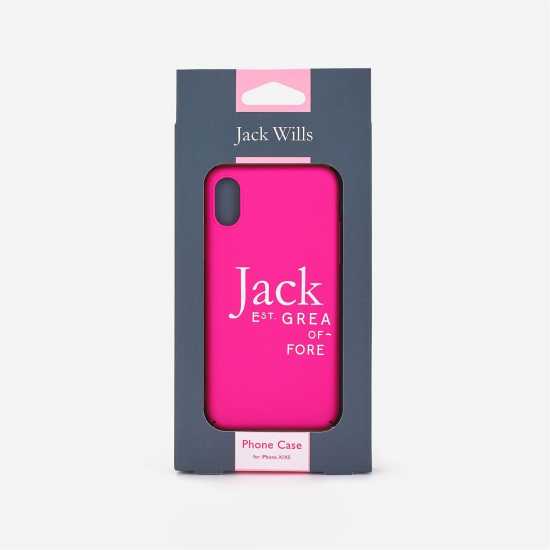 Дамски чанти Jack Wills Iphone X Case Магента Jack Wills Iphone X Case Магента Дамски чанти